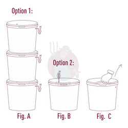 Pojemnik fermentacyjny z pokrywką i rurką kompletny