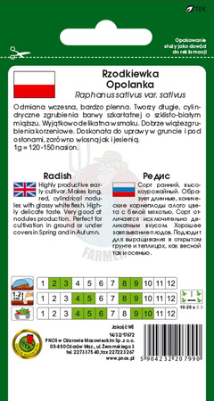 Rzodkiewka Opolanka 10 g