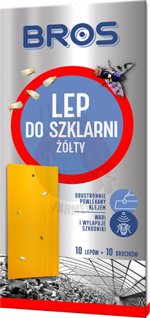 LEP DO SZKLARNI ŻÓŁTY 10 szt