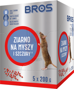 Ziarno na myszy i szczury 5*200 g