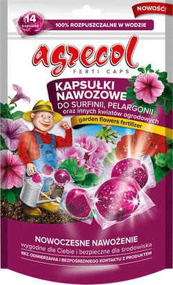 Kapsułki nawozowe do surfinii, pelargonii i innych ogrodowych