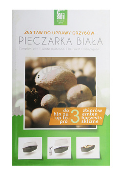 Pieczarka Biała grzybnia - zestaw do uprawy 3 L