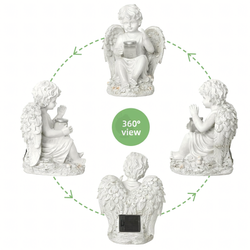 Figurka aniołek LED ze świeczką