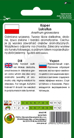 Koper ogrodowy Lukullus 5 g PNOS