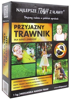 MIESZANKA TRAW PRZYJAZNY TRAWNIK 1 kg