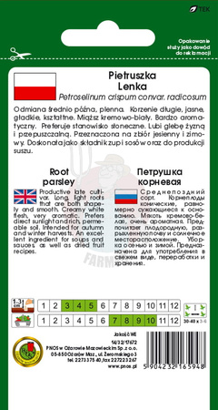 Pietruszka korzeniowa Lenka 5 g