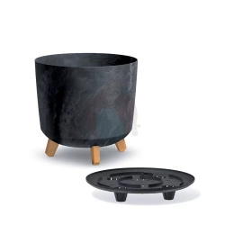 Doniczka Gracia Tubus Beton Effect - beton