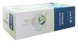 Rękawiczki nitrylowe niebieskie Meglo L