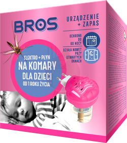 Elektro + płyn na komary dla dzieci od 1 roku życia