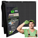 Osłona Balkonowa 1,5 x 5 m ciemno szara