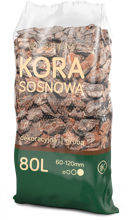 Kora sosnowa dekoracyjna 80 L