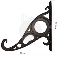 UCHWYT DONICZKI WISZĄCEJ BRĄZ