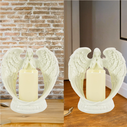 Figurka aniołek LED ze świeczką
