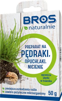 Preparat na pędraki, nicienie, opuchlaki 50 g Bros naturalnie