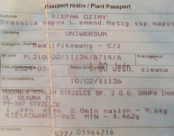 Rzepak Ozimy Uniwersum C1