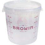 Pojemnik fermentacyjny z pokrywką i rurką kompletny