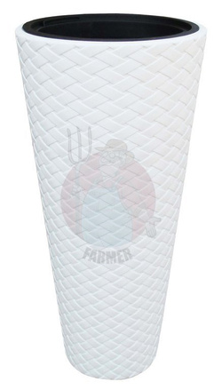 Donica Matuba Slim wysoka biała