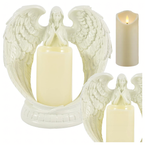 Figurka aniołek LED ze świeczką