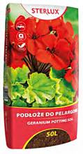 Podłoże do pelargonii Sterlux 50L Ziemia Hollas