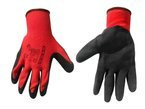 Protective gloves Gekon s. 9 latex red