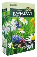 Trawa kwiatami malowana 1 kg