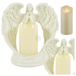 Figurka aniołek LED ze świeczką