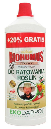 Biohumus Extra do Ratowania Roślin 1 L + 20% Gratis