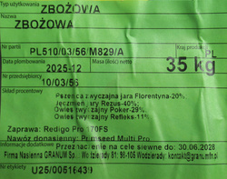 Mieszanka Zbożowa - materiał siewny, nasiona do siewu