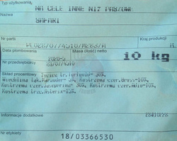 Mieszanka traw Safari 10 kg