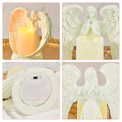 Figurka aniołek LED ze świeczką