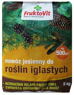 FRUKTOVIT JESIENNY DO ROŚLIN IGLASTYCH 5kg