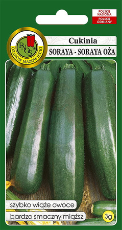 Dynia zwyczajna cukinia Soraya 3 g