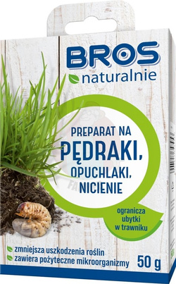 Preparat na pędraki, nicienie, opuchlaki 50 g Bros naturalnie