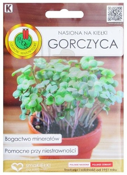 NASIONA NA KIEŁKI GORCZYCA 30 g