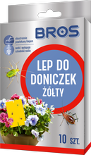 Lep do doniczek żółty BROS