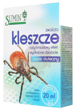 Shot koncentrat do zwalczania kleszczy 20 ml