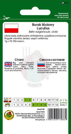 Burak liściowy Lucullus 5 g