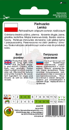 Pietruszka korzeniowa Lenka 5 g