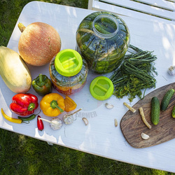 Słoik nietłukący Browin 5l ze szczypcami