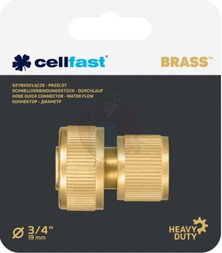 SZYBKOZŁĄCZE PRZELOT BRASS 3/4"
