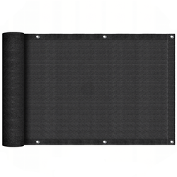 Osłona Balkonowa 1,5 x 5 m ciemno szara