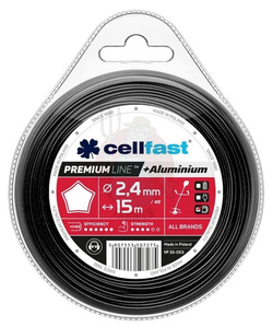 ŻYŁKA TNĄCA PREMIUM 2,4 mm 15 m GWIAZDKA