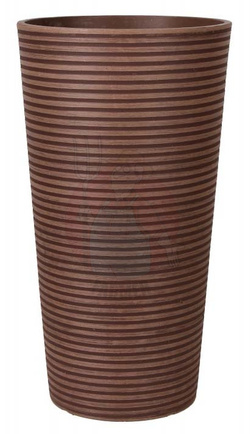 Donica z kompozytu wysoka brązowa