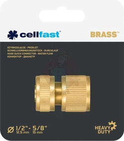 SZYBKOZŁĄCZE PRZELOT BRASS 1/2"