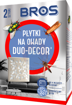 PŁYTKI NA OWADY DUO DECOR 2szt.