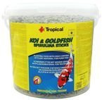 POKARM DLA RYB KOI & GOLDFISH SPIRULINA STICKS 5L