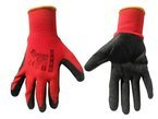 Protective gloves Gekon s. 8 latex red