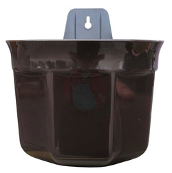 Doniczka ścienna 16 brązowa