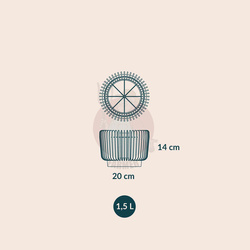 Doniczka ozdobna OXY 1,5 L