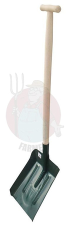 Łopata węglowa oprawna trzon T